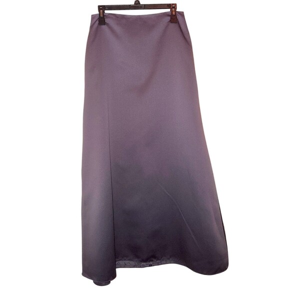 Alexia Designs Evening Skirt Long 10 Maxi Formal Purple Lined Modest Satin - Picture 1 of 3